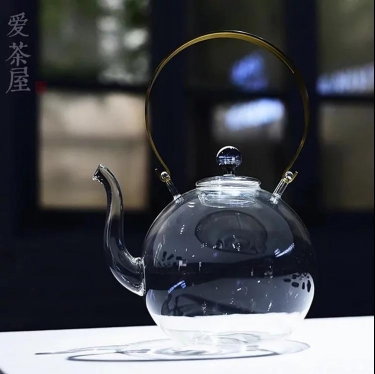 星空玻璃壶 茶具星夜提粱壶煮 星空茶壶 耐热玻璃大容量煮水壶