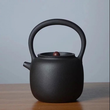 成艺黑陶水壶烧水壶陶壶煮茶器养生壶电陶炉专用茶壶