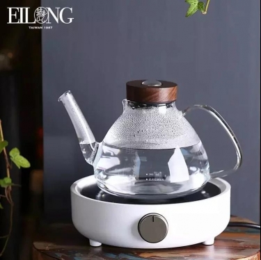 台湾宜龙感温式加厚耐热玻璃壶提梁烧水壶煮水壶泡茶壶
